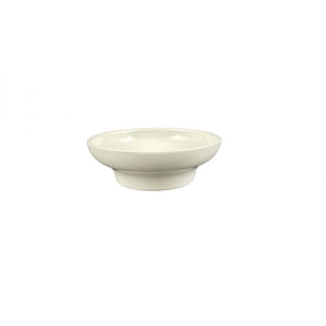 Plato para salsa de melamina 8 oz 4 3/4" hueso