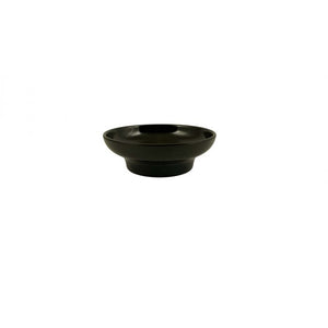 Plato para salsa de melamina 8 oz 4 3/4" negro