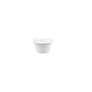 Ramekin liso de melamina 1 1/2 oz 2 1/2" blanco