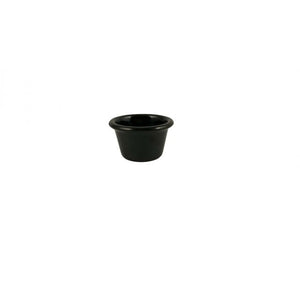 Ramekin liso de melamina 1 3/4 oz 2 1/2" negro