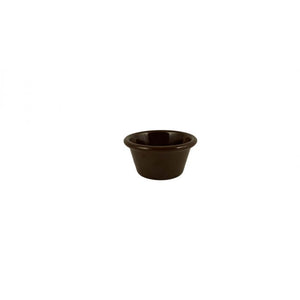 Ramekin liso de melamina 2 1/2 oz 2 7/8" chocolate