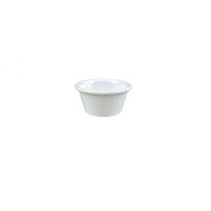 Ramekin liso de melamina 2 1/2 oz 2 7/8" blanco