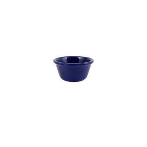 Ramekin liso de melamina 3 oz 3 1/8" azul cobalto