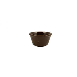 Ramekin liso de melamina 4 oz 3 3/8" chocolate