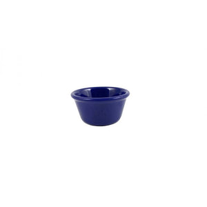 Ramekin liso de melamina 4 oz 3 3/8" azul cobalto