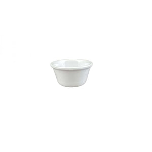Ramekin liso de melamina 4 oz 3 3/8" blanco