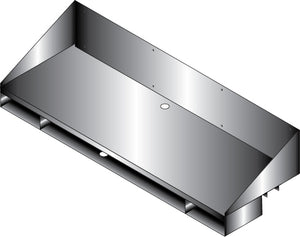Repisa a muro de acero inoxidable 36 x 24 x 21-1/2 pulg
