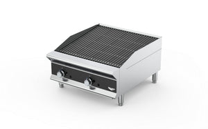 24" servicio medio gas charbroiler