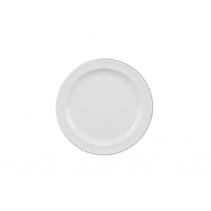 Plato para postre color blanco de melamina 7 1/4"