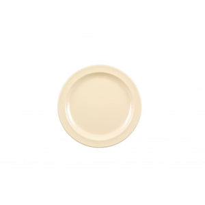 Plato para cena color beige de melamina 8"