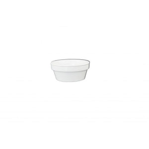 Ramekin para salsa color blanco de melamina 4 oz 3 1/4"