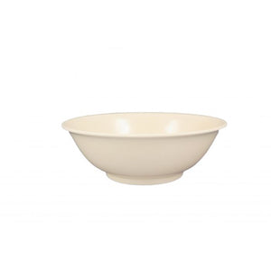 Tazón sin borde color beige de melamina 41 oz 8"