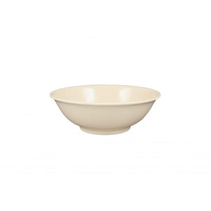 Tazón sin borde color beige de melamina 52 oz 8 3/4"