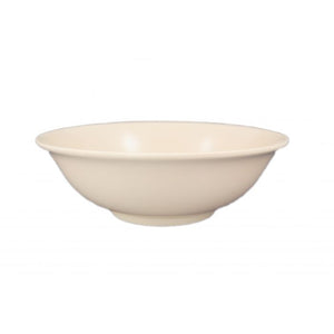 Tazón sin borde color beige de melamina 70 oz 9 3/4"