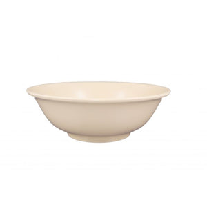 Tazón sin borde color beige de melamina 96 oz 11"