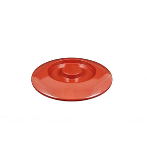 Tapa para tortillero/servidor dividido color rojo de melamina 8 1/4"