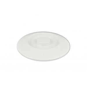 Tapa para tortillero/servidor dividido color blanco de melamina 8 1/4"