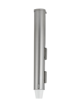 Dispensador Acero inoxidable por gravedad Pull-Down ajustable taza para 2 7/8- to 3 1/2" Diameter Cups - 4.72 x 4.33 x 25.75"