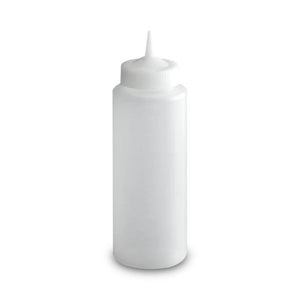 Dispensador flexible 32 oz Traex® Color Mate™ transparente ridged boca ancha una punta
