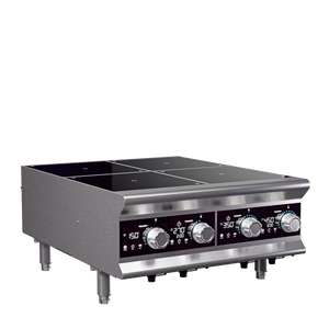 Equipo de inducción 208- to 240 V de cuatro zonas uso rudo con sonda de control de temperatura y programs