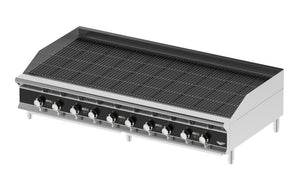 60" pesado servicio gas radiant charbroiler