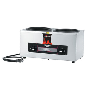 2 pozos 120 V Cayenne® sobre mostrador retermalizador diseñado para 2 4 qt insertos