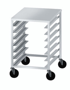 Rack para cajas de masa de pizza de aluminio totalmente soldado 20-1/4 x 26 x 61-1/2 pulg