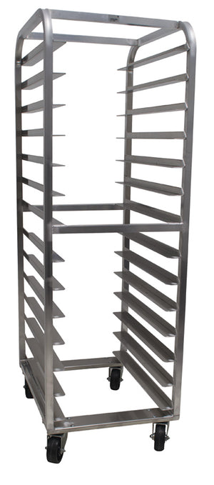Carro para charolas de aluminio soldado 20-3/4 x 26-3/4 x 31-5/8 pulg