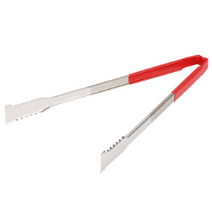 16" acero inoxidable de una pieza pinzas con Versagrip™ ends y rojo Kool-Touch® mango