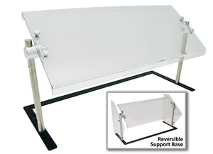 Protector de alimentos Sleek Shield portátil de acero inoxidable 25-3/4 x 18 x 22 pulg