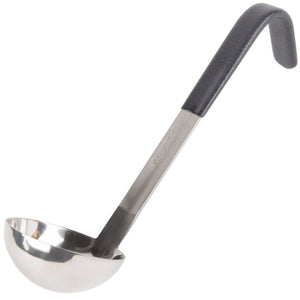 Cucharón 1 1/2 oz de una pieza uso rudo acero inoxidable con short Kool-Touch® mango