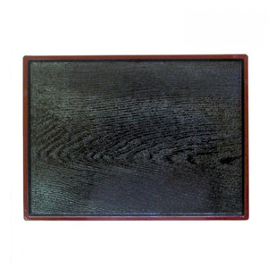Charola japonesa tipo laca ABS 15-1/2" x 11-1/2"