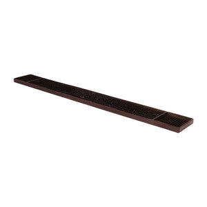 Tapete plástico para barra 27" x 3-1/4" café