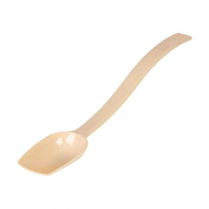 Cuchara buffet sólida de policarbonato 10" 3/4 OZ color beige