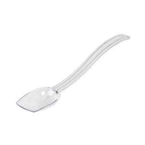 Cuchara buffet sólida de policarbonato 10" 3/4 OZ color transparente