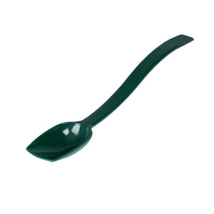 Cuchara buffet sólida de policarbonato 10" 3/4 OZ color verde
