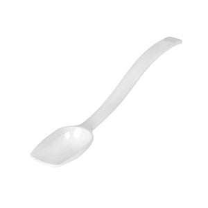 Cuchara buffet sólida de policarbonato 10" 3/4 OZ color blanco