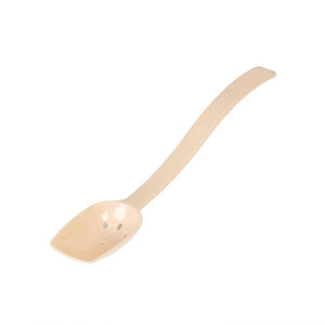 Cuchara buffet perforada de policarbonato 10" 3/4 OZ color beige