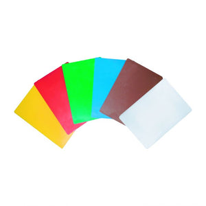 Set de tablas para cortar de polietileno 6 colores 24" x 18" x 1/2"