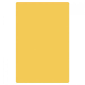 Tabla para cortar de polietileno color amarillo 24" x 18" x 1/2"