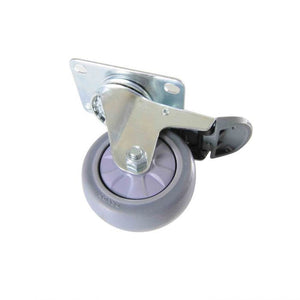 Rueda giratoria 3" con freno para contenedor de ingredientes