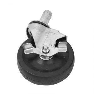 Rueda giratoria de hule 5" con freno