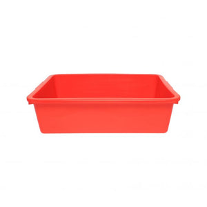 Caja bus para recolección de vajilla 21 3/8" x 16 7/8" azul