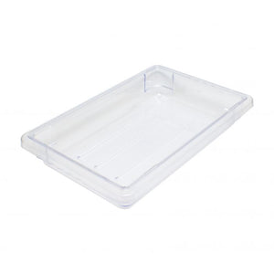 Caja para alimentos de policarbonato 1.75 gal transparente 12" x 18" x 3 1/2"