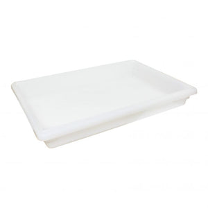 Caja para alimentos de polipropileno 1.75 gal blanco 12" x 18" x 3 1/2"