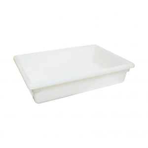 Caja para alimentos de polipropileno 8.75 gal blanco 18"X 26"X 6"