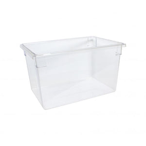 Caja para alimentos de policarbonato 22 gal transparente 18"X 26"X15"