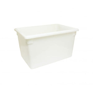 Caja para alimentos de polipropileno 22 gal blanco 18"X 26"X15"