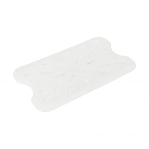 Drenador para caja de alimentos 12" x 18" polipropileno blanco