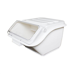 Contenedor de anaquel para ingredientes 2 galones blanco